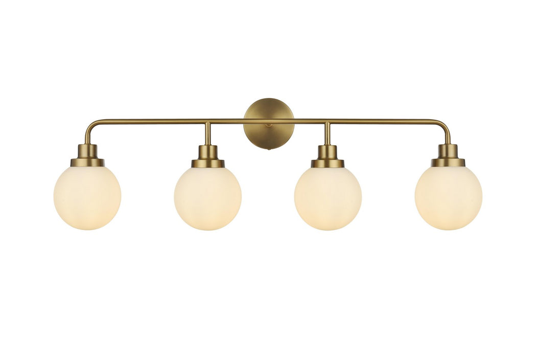 Elegant Lighting - LD7036W38SG - Four Light Wall Sconce - Hanson - Satin Gold