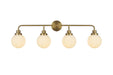 Elegant Lighting - LD7036W38SG - Four Light Wall Sconce - Hanson - Satin Gold
