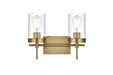 Elegant Lighting - LD7319W14SG - Two Light Wall Sconce - Taryin - Satin Gold