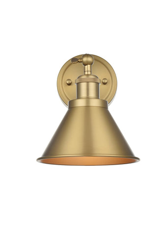 Vaman One Light Wall Sconce Satin Gold