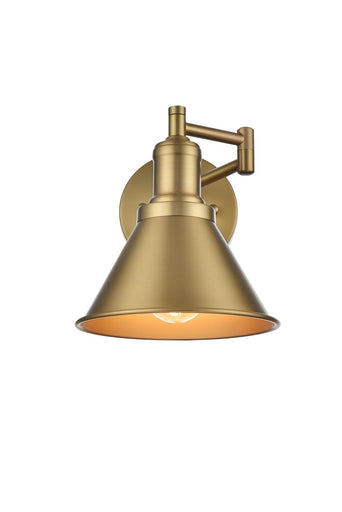 Varden One Light Wall Sconce Satin Gold