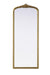 Elegant Lighting - MR7F2460AB - Mirror - Naomi - Antique Brass