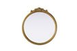 Elegant Lighting - MR7G24AB - Mirror - Naomi - Antique Brass