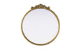Elegant Lighting - MR7G36AB - Mirror - Naomi - Antique Brass