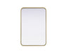 Elegant Lighting - MR8A2030BRA - Mirror - Remy - Brass