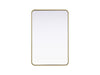 Elegant Lighting - MR8A2436BRA - Mirror - Remy - Brass