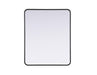 Elegant Lighting - MR8A3036BLK - Mirror - Remy - Black