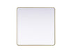 Elegant Lighting - MR8A4848BRA - Mirror - Remy - Brass