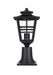 Elegant Lighting - OD303P16BK - One Light Outdoor Post Mount - Macon - Black