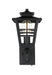 Elegant Lighting - OD303W15BK - One Light Outdoor Wall Sconce - Macon - Black