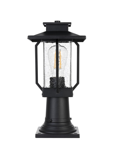 Salem One Light Outdoor Post Mount Black