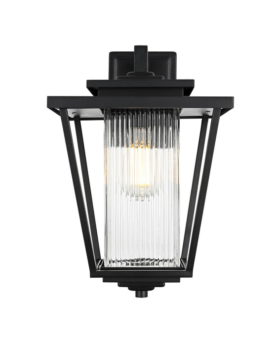 Elegant Lighting - OD305W16BK - One Light Outdoor Wall Sconce - York - Black