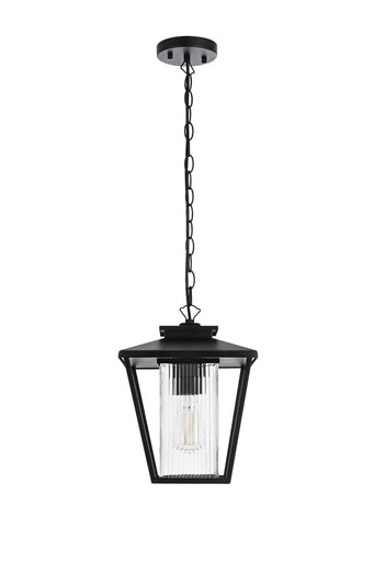 Gaul One Light Outdoor Pendant Black