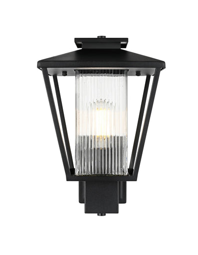 Gaul One Light Outdoor Wall Sconce Black