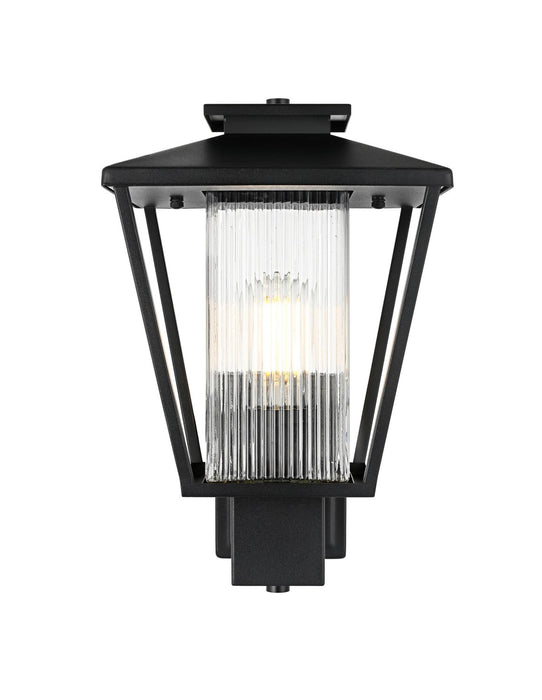 Elegant Lighting - OD306W15BK - One Light Outdoor Wall Sconce - Gaul - Black