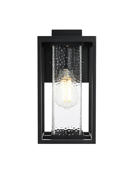 Elegant Lighting - OD307W12BK - One Light Outdoor Wall Sconce - Philip - Black