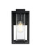Elegant Lighting - OD307W12BK - One Light Outdoor Wall Sconce - Philip - Black