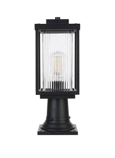 Ludlow One Light Outdoor Post Mount Black
