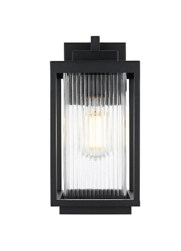 Ludlow One Light Outdoor Wall Sconce Black