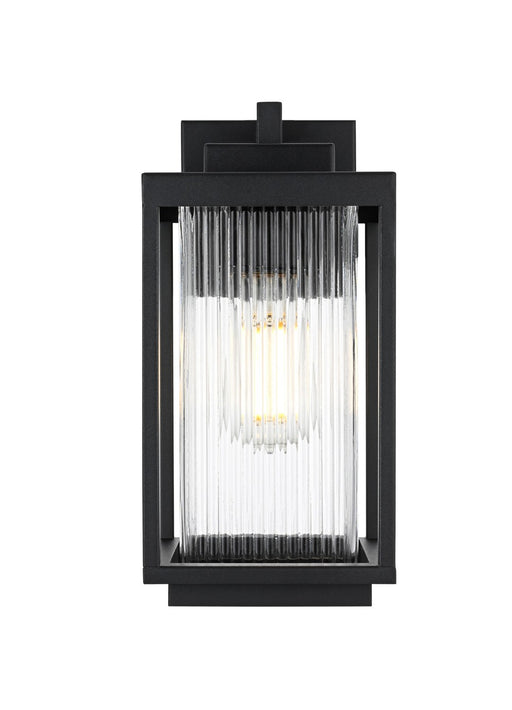 Elegant Lighting - OD308W13BK - One Light Outdoor Wall Sconce - Ludlow - Black