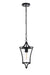 Elegant Lighting - OD311H15BK - One Light Outdoor Pendant - Belgrade - Black
