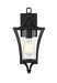 Elegant Lighting - OD311W16BK - One Light Outdoor Wall Sconce - Belgrade - Black