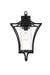 Elegant Lighting - OD311W21BK - One Light Outdoor Wall Sconce - Belgrade - Black