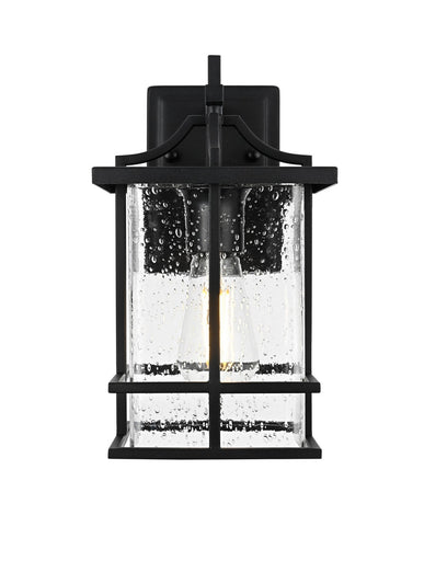 Miller One Light Outdoor Wall Sconce Black