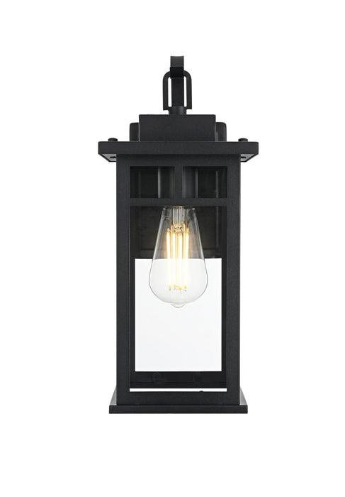 Elegant Lighting - OD313W16BK - One Light Outdoor Wall Sconce - Mercer - Black