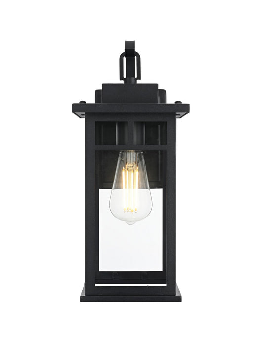 Elegant Lighting - OD313W16BK - One Light Outdoor Wall Sconce - Mercer - Black