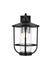 Elegant Lighting - OD314W17BK - One Light Outdoor Wall Sconce - Janney - Black