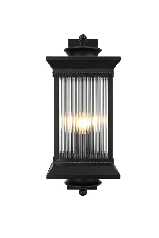 Elegant Lighting - OD316W24BK - Three Light Outdoor Wall Sconce - Collins - Black