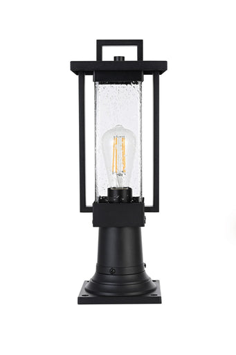 Tilton One Light Outdoor Post Mount Black