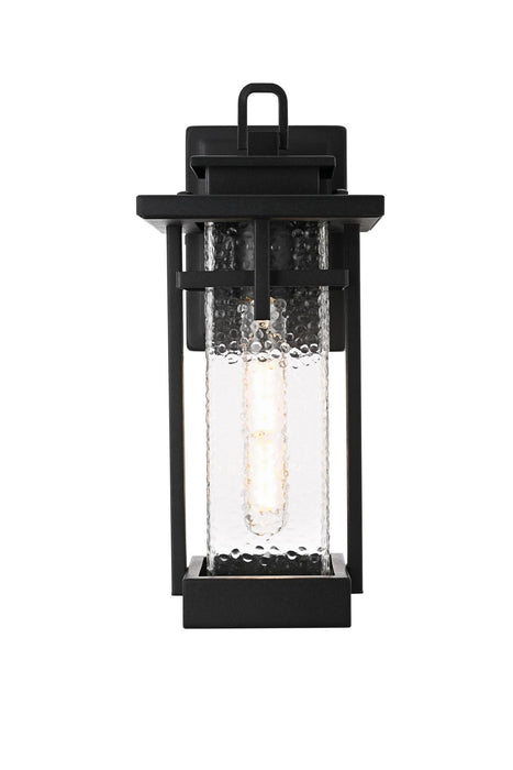 Elegant Lighting - OD320W14BK - One Light Outdoor Wall Sconce - Cambria - Black