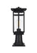 Elegant Lighting - OD321P17BK - One Light Outdoor Post Mount - Livingston - Black