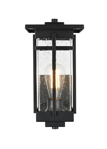 Livingston One Light Outdoor Wall Sconce Black