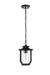 Elegant Lighting - OD323H13BK - One Light Outdoor Pendant - Sepviva - Black