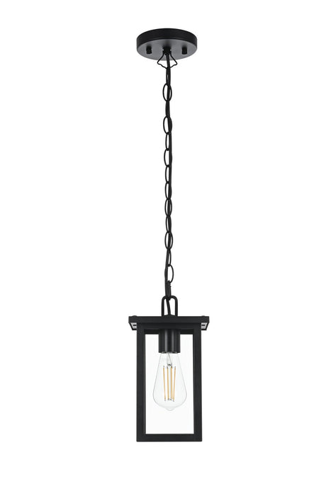 Elegant Lighting - OD324H11BK - One Light Outdoor Pendant - Venango - Black