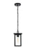 Elegant Lighting - OD324H11BK - One Light Outdoor Pendant - Venango - Black
