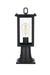 Elegant Lighting - OD324P16BK - One Light Outdoor Post Mount - Venango - Black