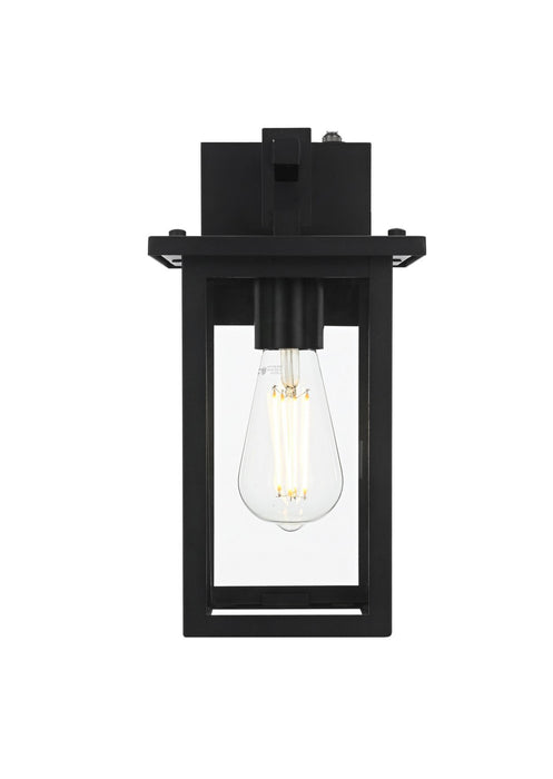 Elegant Lighting - OD324W12BK - One Light Outdoor Wall Sconce - Venango - Black