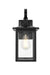 Elegant Lighting - OD325W15BK - One Light Outdoor Wall Sconce - Carisle - Black