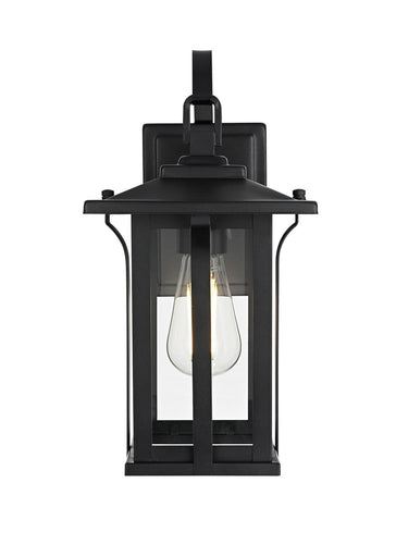 Thayer One Light Outdoor Wall Sconce Black