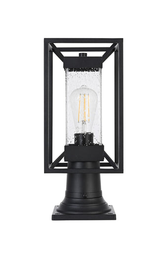 Willington One Light Outdoor Post Mount Black