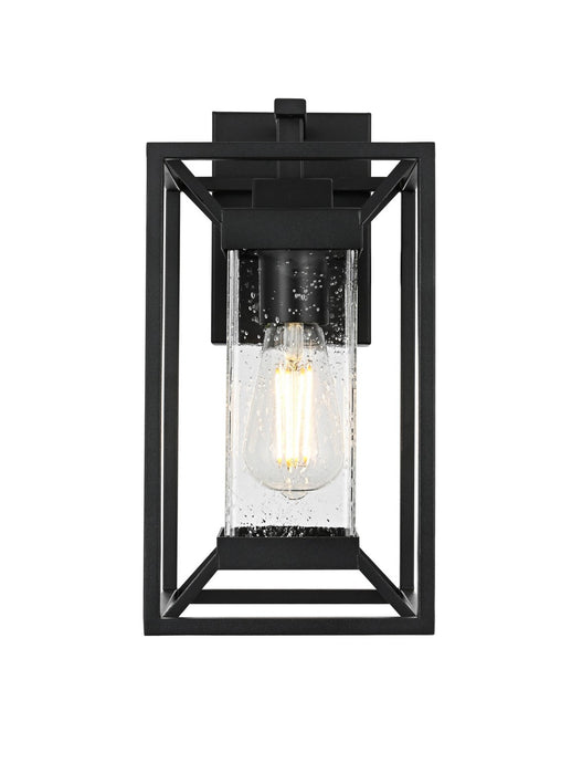 Elegant Lighting - OD329W14BK - One Light Outdoor Wall Sconce - Willington - Black