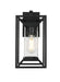 Elegant Lighting - OD329W14BK - One Light Outdoor Wall Sconce - Willington - Black