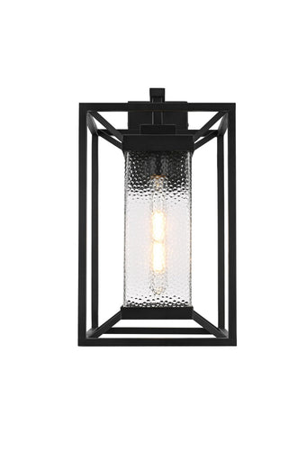 Willington One Light Outdoor Wall Sconce Black