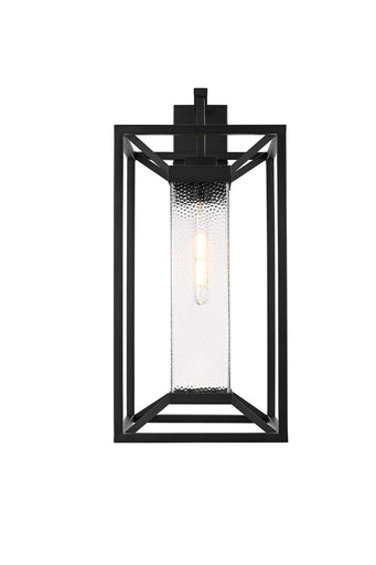 Willington One Light Outdoor Wall Sconce Black
