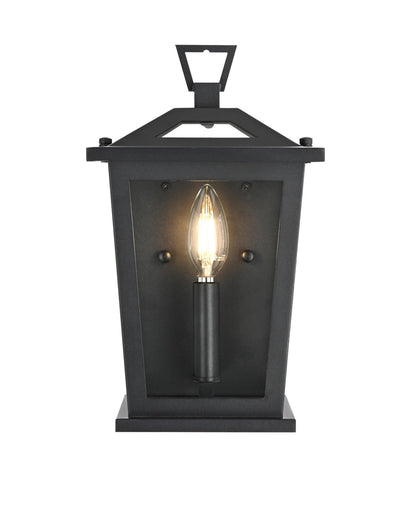 Richmond One Light Outdoor Wall Sconce Black