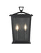 Elegant Lighting - OD331W14BK - Two Light Outdoor Wall Sconce - Richmond - Black